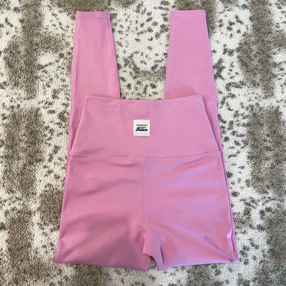 Frankie's bikinis active pink leggings